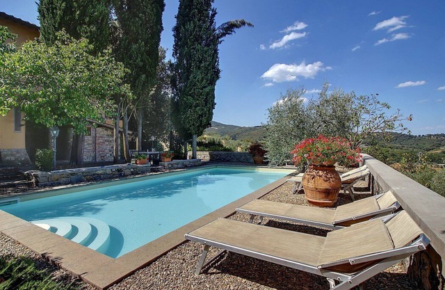Villa Buonagrazia: A charming three-story villa in the characteristic style of the Tuscan countryside.