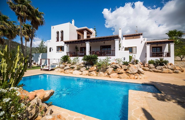 VILLA CA NA VINYA large Ibizan style house with beautiful views and tranquility