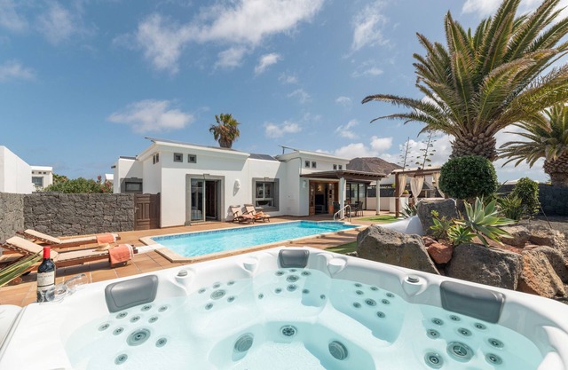 'Villa Carabela 83' with Mountain View, Pool, Jacuzzi, Wi-Fi, Terraces & Garden