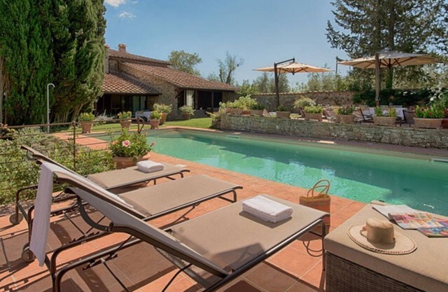 Villa Castellina located in an organic boutique winery,