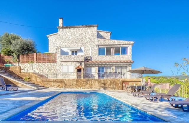 Villa "Costacabana - Abigail" with Sea View, Private Pool & Wi-Fi