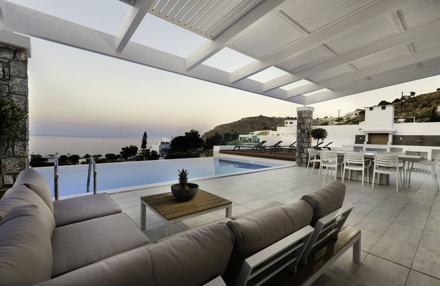 Villa Crystal with Private Pool & Sea Views in Lindos (Vlicha beach)