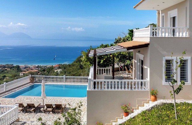Villa Dream in Vasiliki with Private Pool & Panoramic Sea Views