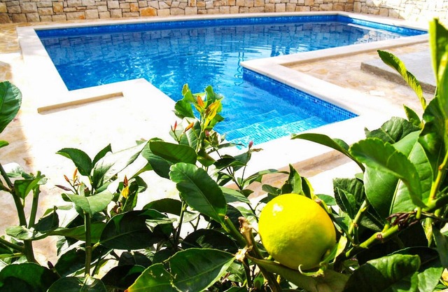 Villa Dvornik with two pools for 2 familes, Sutivan, Island Brac, Croatia