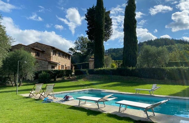 Villa Feudo, incredible villa with private pool and park, located in Cerbaia, in the Tuscan coun.
