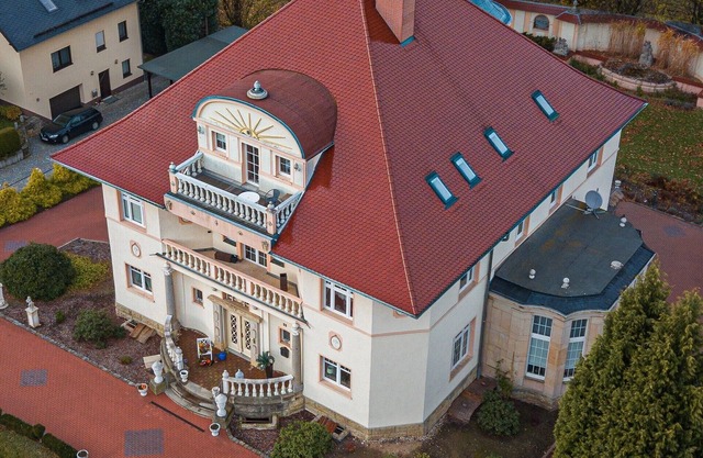 Villa Hünlich - Apartment with a balcony and a wonderful view of Upper Lusatia