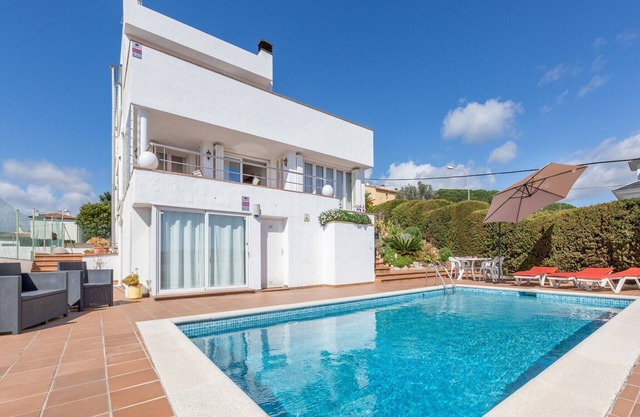 Villa in Blanes with Pool and Beach Views
