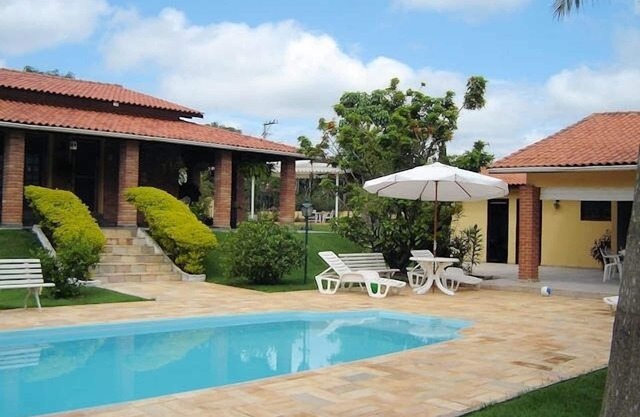 Villa in condominium, polesp court, heated pool and view of green area