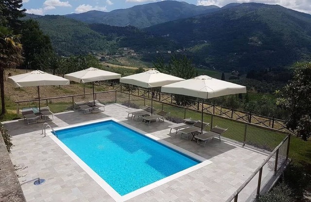 Villa in Pelago with Pool near Beach