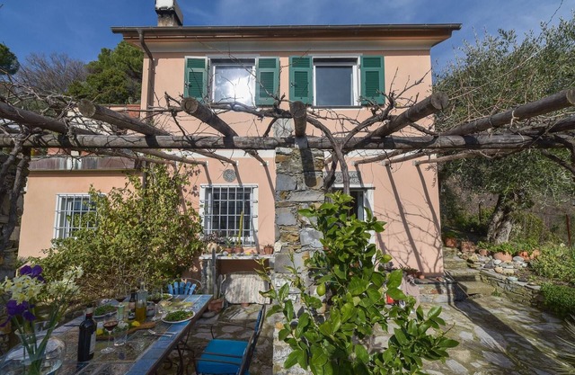 Villa in Rapallo with Sea View and Olive Yards