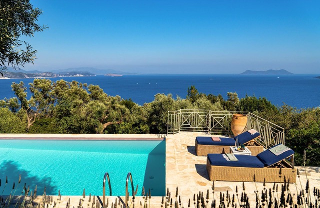 Villa Kalokairi comfortable and stylish stone house above Sivota