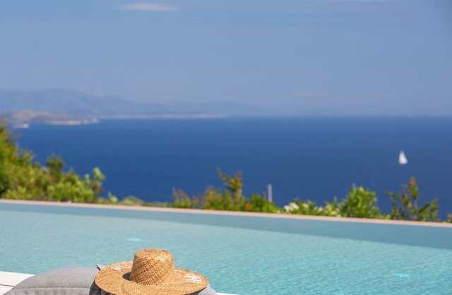 Villa Koumaria - Secluded Elegance with Amazing Sea Views & Infinity Pool