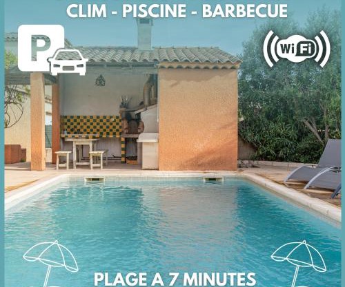 Villa La Provençale - Piscine - Wifi - Clim
