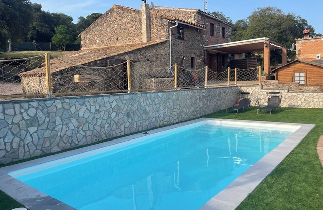 Villa 'Masia Can Vilar' with Mountain View, Private Pool and Wi-Fi