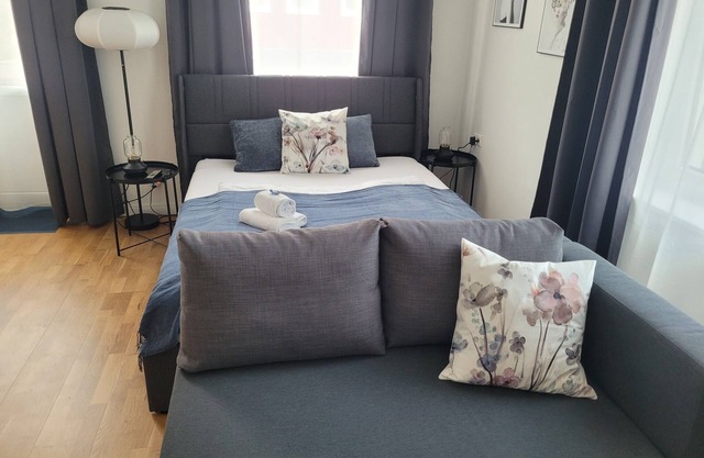 Villa Mercedes - Studio 2 in the center with parking and balcony, dog allowed