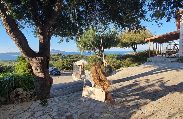 VILLA ONEIRO IN TSIVARAS WITH SPECTACULAR VIEW TO THE SEA AND MOUNTAINS