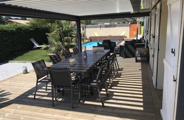 Villa +private heated pool, quiet area, near Bassin- PROMO LAST MINUTES