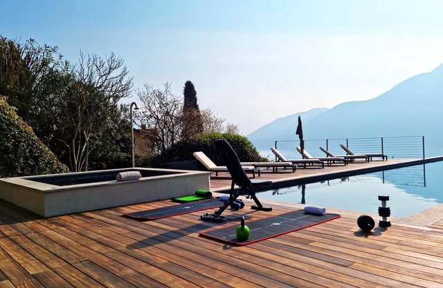 Villa Retreat with Jacuzzi and Lake Como Views