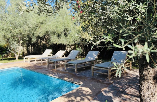 Villa Safran Ailleurs sous les Oliviers 15 minutes from the medina in Marrakech