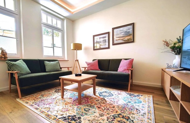 Villa Seelust apartment 6: tasteful, high-quality 3-room apartment close to the beach