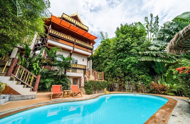 Villa Siam Lanna, private pool near the beach with sea view