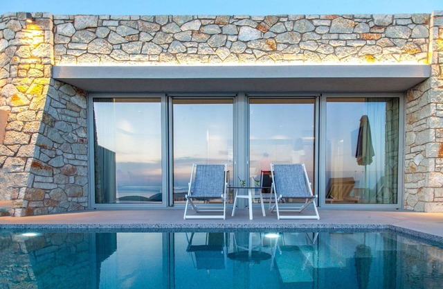 Villa 'Sivota Sunset One-Bedroom 2' with Sea View, Wi-Fi and Air Conditioning