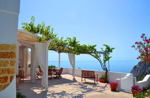 Villa Sonia overlooking the sea