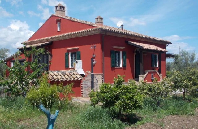 Villa surrounded by citrus groves on the Ionian coast