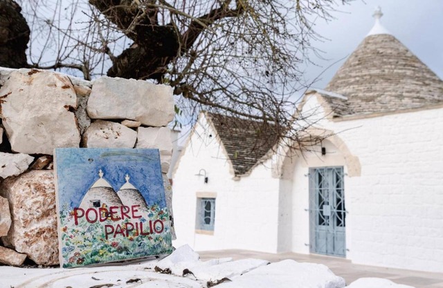 Villa 'Trullo Podere Papilio, Geo Respect' with Shared Pool, Wi-Fi and Air Conditioning