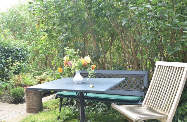 Villa with garden on the edge of the forest