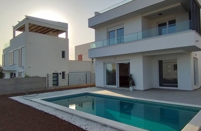 Villa With Panoramic Views on the Sea, Islands, City and Hill