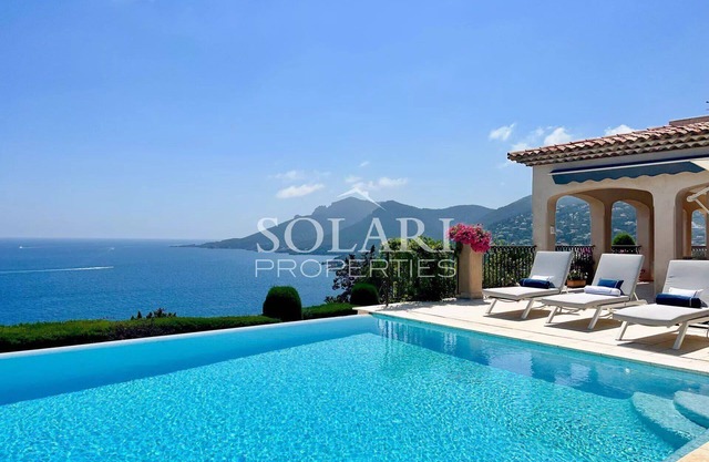 Villa with pool rental for 8 guests on the French Riviera in Theoule