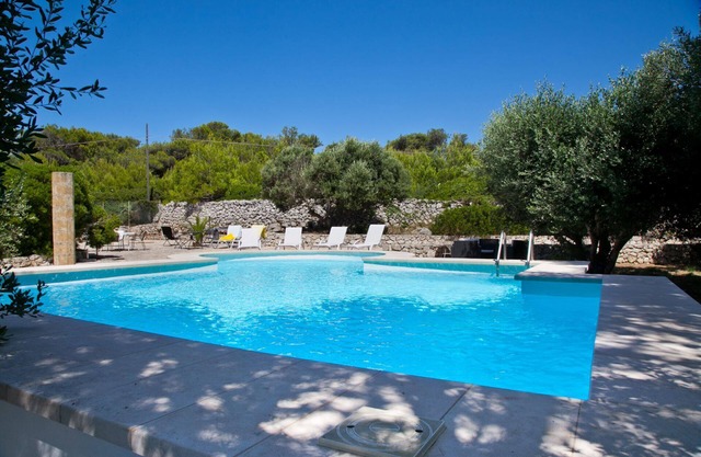 Villa with pool, garden and sea-view near Leuca, Apulia