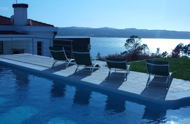 Villa with stunning lagoon views and pool