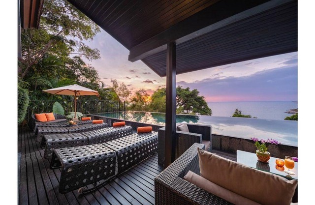 Villa Yang: Private Pool with perfect sunset views near Kamala Beach.