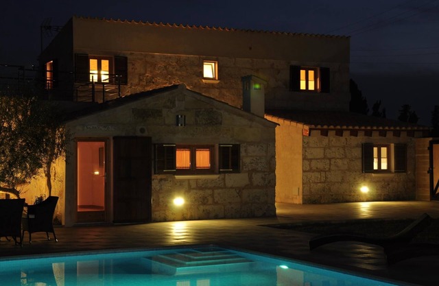 Vinagrella, modern holiday country villa on the outskirts of Muro, Majorca