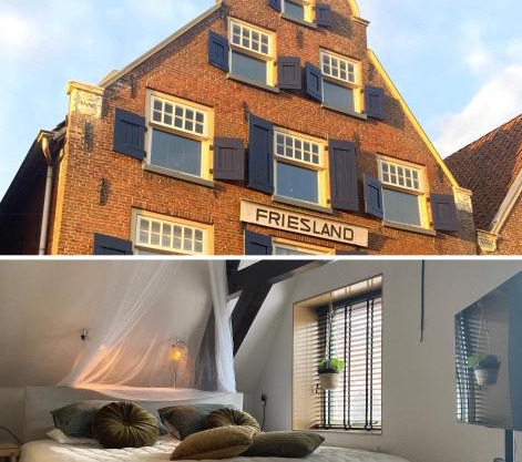 Vintage appartement in Pakhuis Friesland in centrum