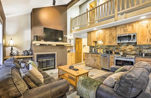 Walk to Grand Lake Riverfront Gem with Fireplace!