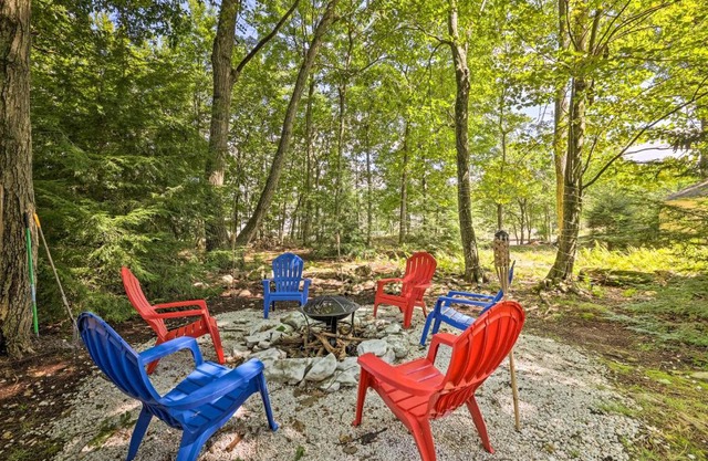 Walk to Lake Game Room Getaway in Pocono Summit!