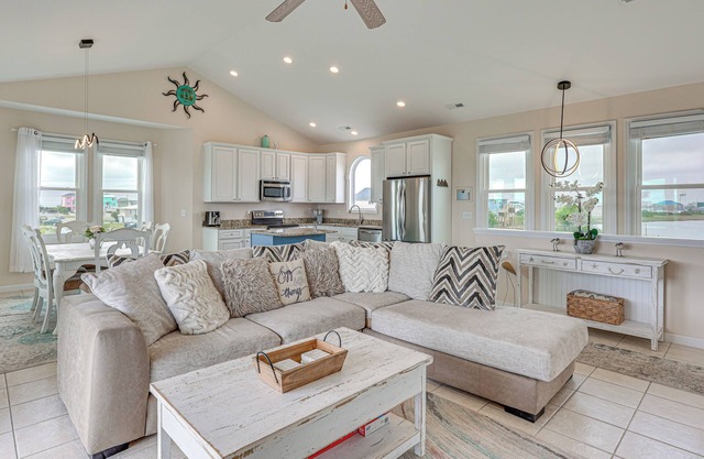 Walk to Surf City Beach: Ocean-view Home w/Decks!