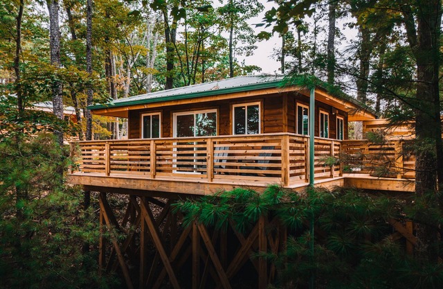 'Warbler' - One of our cute and tidy Lookout Cabins