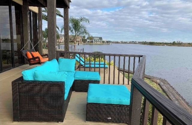 Waterfront by Nassau Bay’s popular party cove