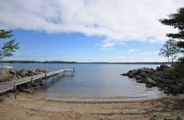 Waterfront Cottage on Frye Island with Sandy Beach and Stunning Sunrises!