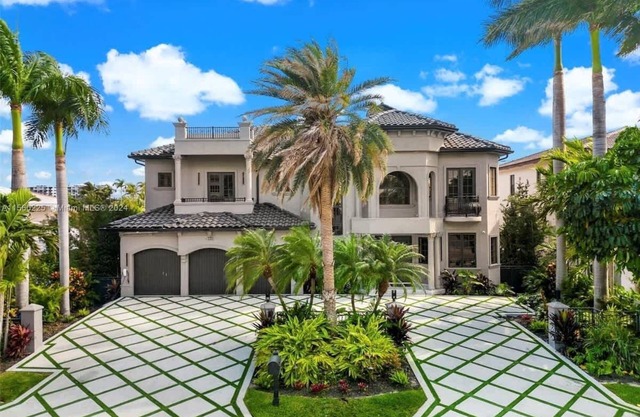 Waterfront gated pool mansion.