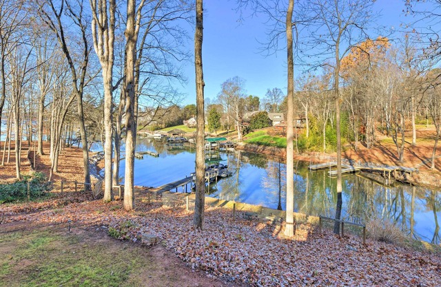 Waterfront Lake Norman Escape w/ Dock & Fireplace!