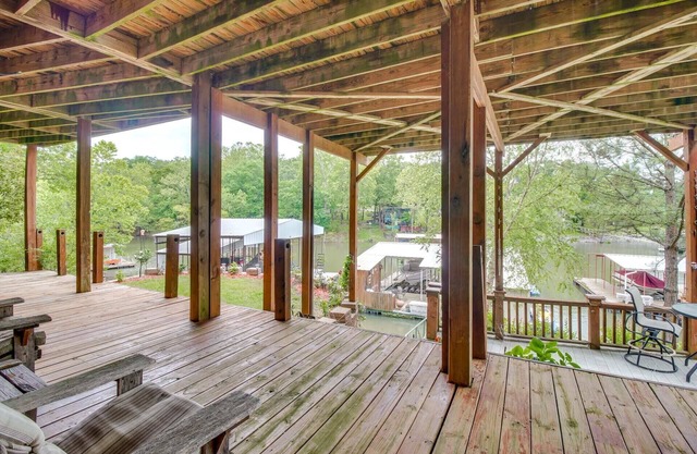 Waterfront, large covered boat slip provided, carport for 1 plus xtra parking