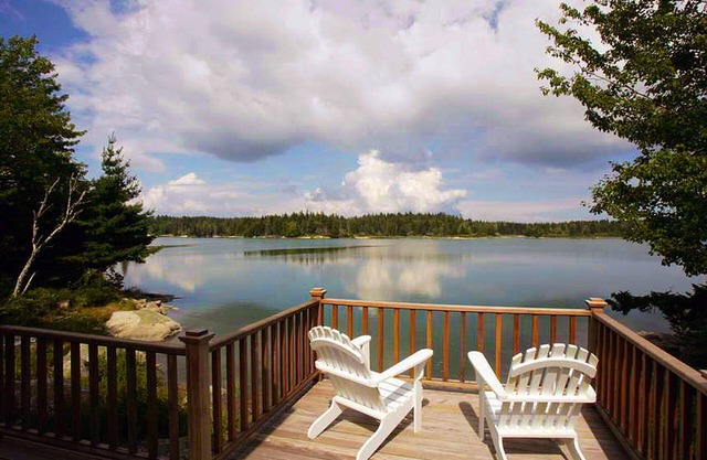 Waterfront Maine Island Cottage, Brand New Post and Beam!