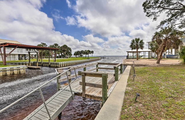 Waterfront Panacea Vacation Rental w/Dock!