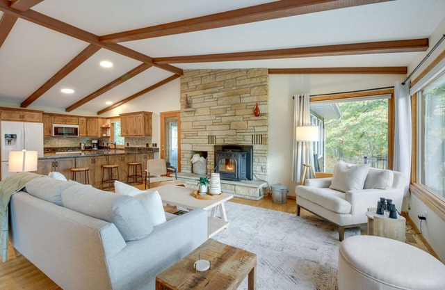 Waterfront Potato Lake Getaway with Deck!