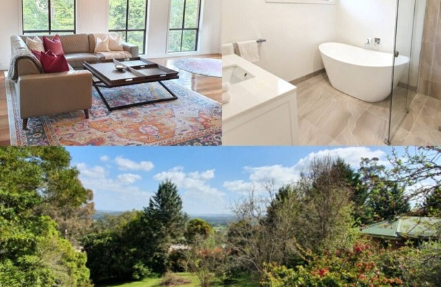 Wattle bird house, Hill top views and private tranquil gardens